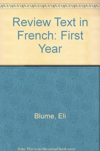 Review Text in French: First Year [French] 0877204748 Book Cover