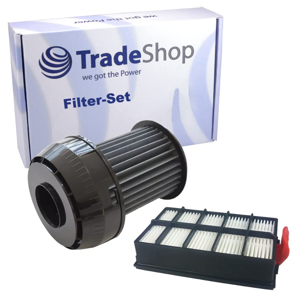 Trade-Shop Zestaw filtrów (filtr HEPA + filtr lamelowy) kompatybilny z Bosch BGS61430 BGS61430CH BGS61431 BGS61438 BGS61466 BGS61832NL BGS61842 BGS618M1