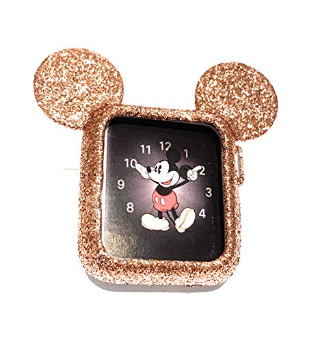 SBN rose gold Mickey ears case compatible for Apple Watch 4 40mm