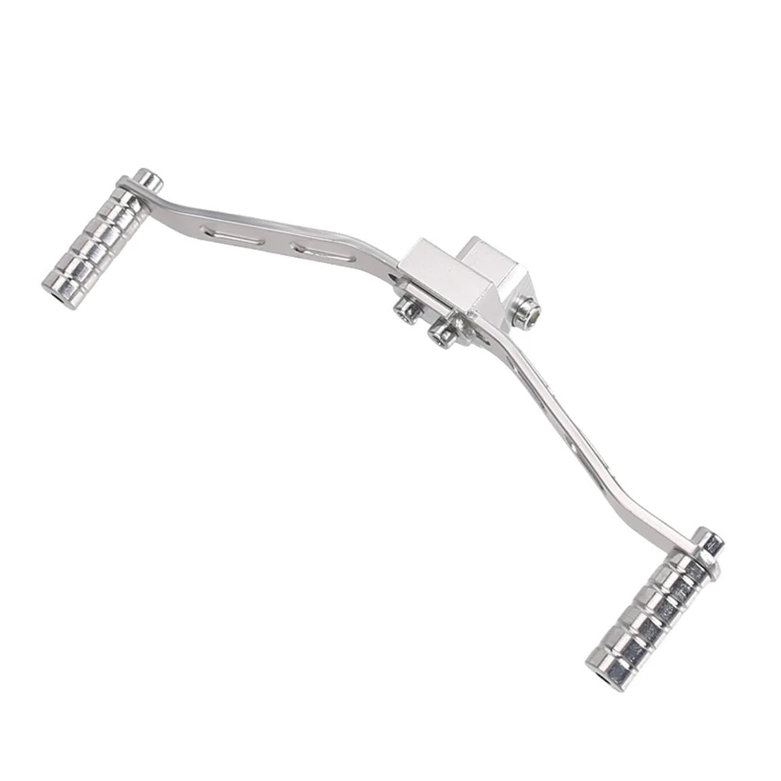 Dyxylkyhx Silvery Motorcycle Shift Shifter Motorcycle Modification Double Shift Lever Shifter Rear Footpegs Change Linkage Gear Foot Pedal Replacement Accessories