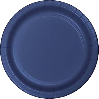 Trendware Navy Blue Dessert Plates, 72 Count