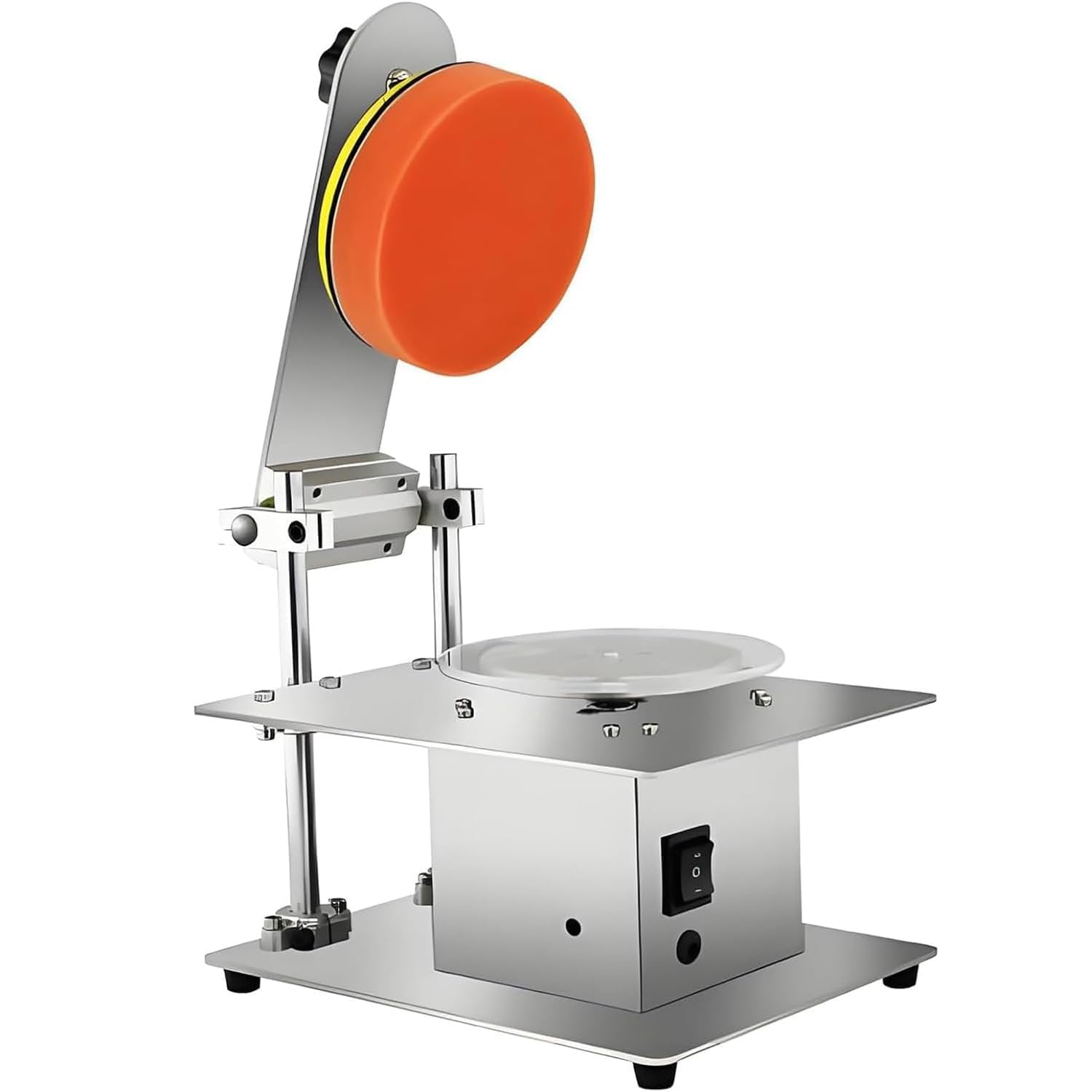 Riparatore per DVD e CD, semiautomatico, per rimuovere graffi e dischi con 7 velocità fino a 6000 giri/min, 2 tamponi lucidanti per recupero dati