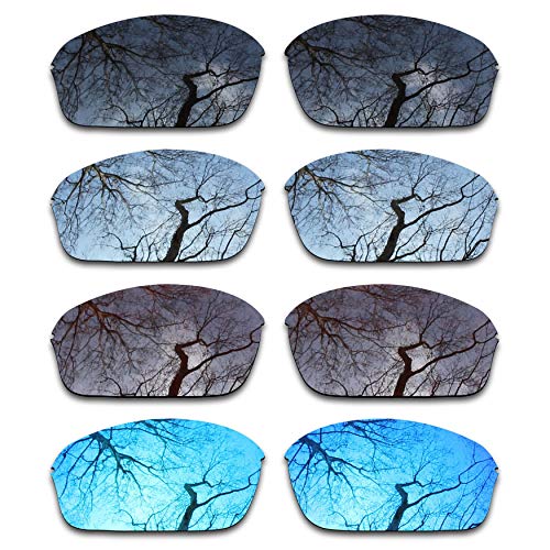 ToughAsNails Set of 4 Polarized Replacement Lenses for Oakley Half Wire 2.0 Pack-BSBI1