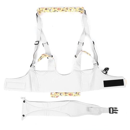 Miniatura 4 de Asistente para caminar para bebé, correa ajustable, arnés para ayudar al bebé a aprender a caminar (estampado de búho amarillo claro)