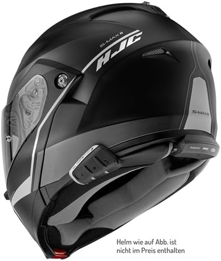 Cardo Scala Rider Smarth DMC intercom for four up to 4 people, 5 km, Bluetooth headset for HJC motorcycle helmets