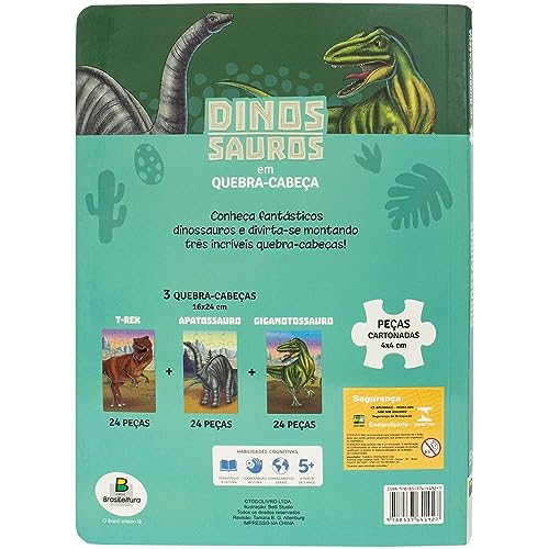 Dinossauros em Quebra-Cabeça