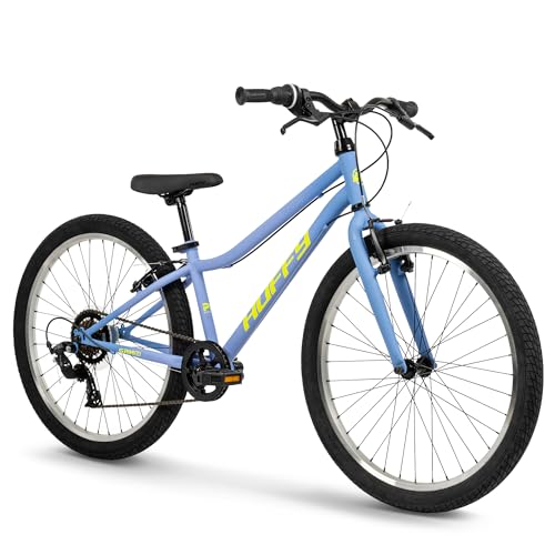 Huffy 24-Inch GRM Kids Bike 7-Speed Drivetrain for Varying Terrain Designed for a Natural Riding Position Dual Braking System for Confident Control Fits Riders 4958 Tall Periwinkle