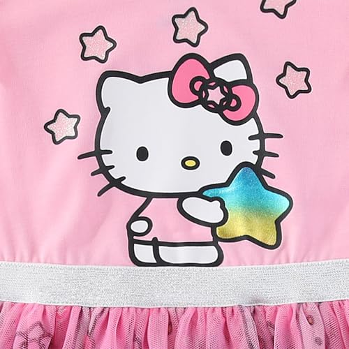 Hello Kitty Sanrio Girls Tulle Dress for Toddlers and Big Kids3