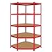 Monster Racking - Scaffale ad Angolo Z-Rax In Acciaio Senza Bulloni Rosso 90cm x 45cm x 183cm