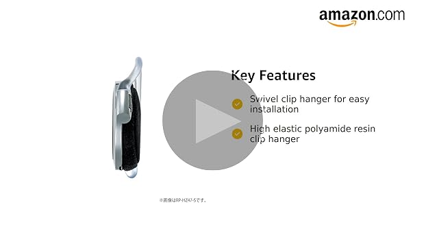 Amazon.com: Panasonic clip headphone white RP-HZ47-W : Industrial
