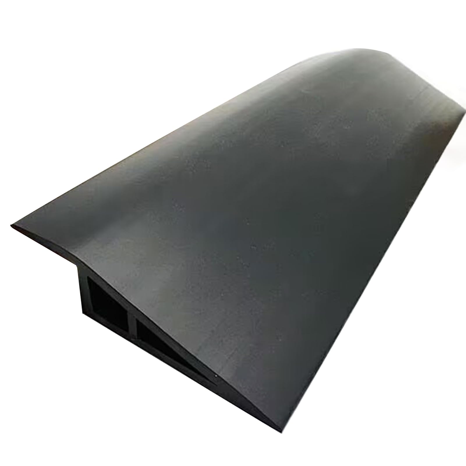 ulafbwur Floor Edge Reducer Overlap Threshold Reducer Floor Transition Strip Peel and Stick PVC Black 15mm