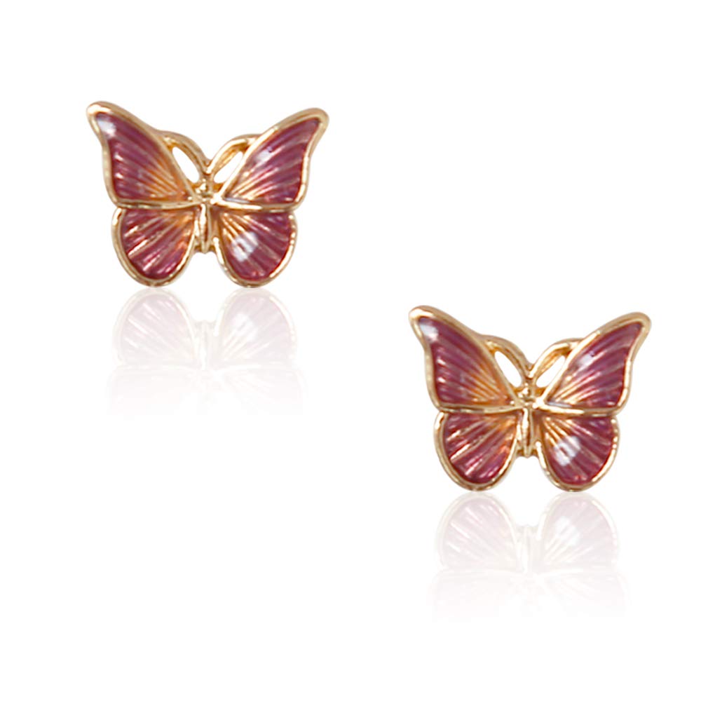 Butterfly Stud Earrings for Women - Tiny Stud Earrings Cute, Perfect for Date, Party, Wedding, Dance