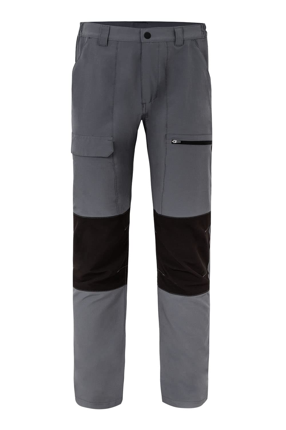 Velilla pantalón Trekking Multibolsillos; Color Gris y Negro