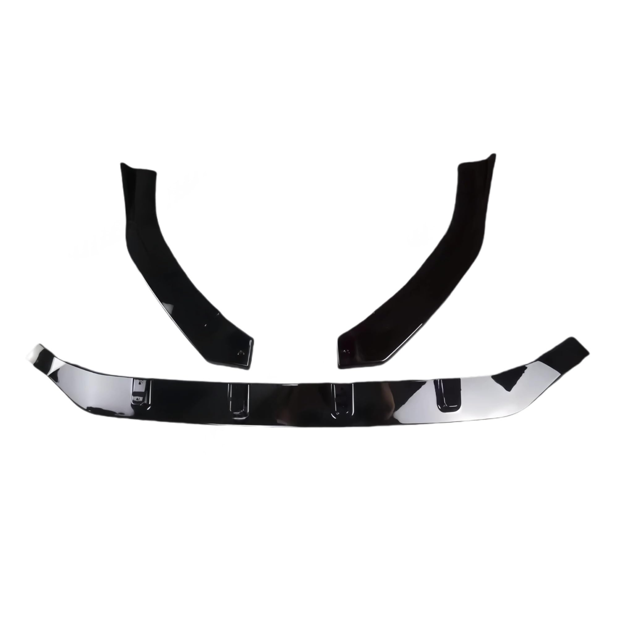 Glossy Black Car Front Bumper Splitter Lip Compatible with Volkswagen Golf 7.5 GTI 2017-2020 Front Bumper Lip Diffuser BodyKits