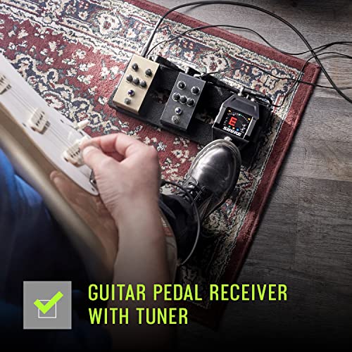 Image of Shure GLXD6+ Pro Digital Guitar Pedal Receiver - for GLX-D+ Dual Band Wireless Systems, 9V DC Power, Built-in Tuner (GLXD6+-Z3)