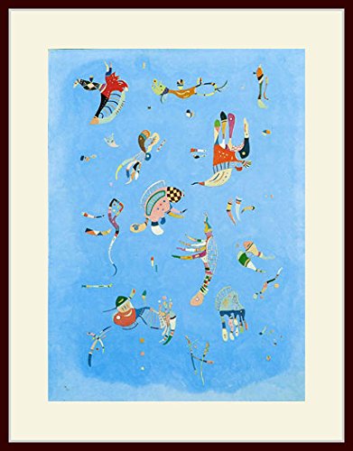 Amazon.co.jp: カンディンスキー・「空の青」 プリキャンバス複製画