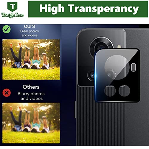 Tough Lee Back Camera Lens Protector Tempered Glass for Oneplus 10R 5G (Black) Pack of 1 8 518bhwmSH9L