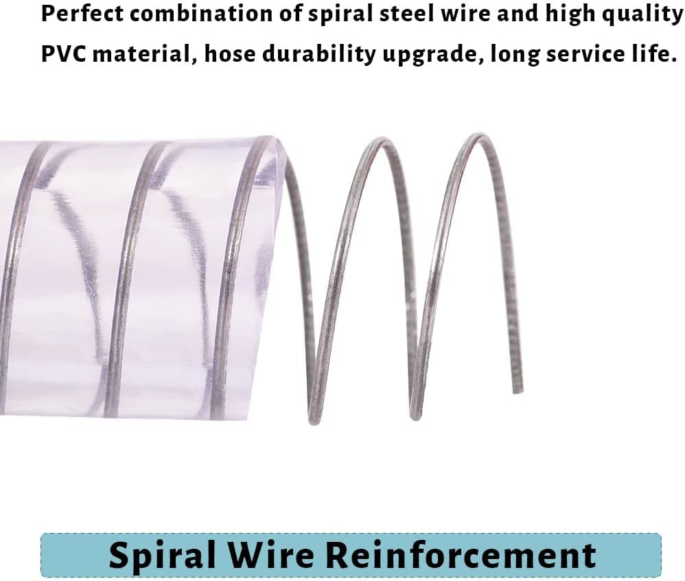 Buy DAVCO Heavy Duty Clear Plastic Vinyl Tubing and Reinforced Hose