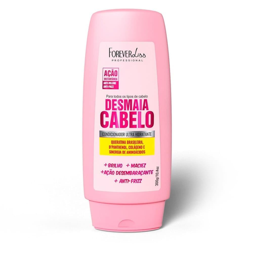 Forever Liss - Linha Desmaia Cabelo - Condicionador Ultra Hidratante 300 Gr - (Faints Hair Collection - Ultra Moisturizing Conditioner Net 10.58 Oz)
