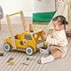 FANTASK Lauflernwagen Holz, 2-in-1 Baby Walker, Lauflernhilfe mit Multi-Aktivitätszentrum & Werkbank, Laufwagen für Kinder ab 1 Jahr Indoor