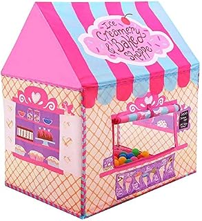 Nice2you Kids Play Tent Girls Pink Princess Castle Portable Playhouse Outdoor Play Children's Party Tents