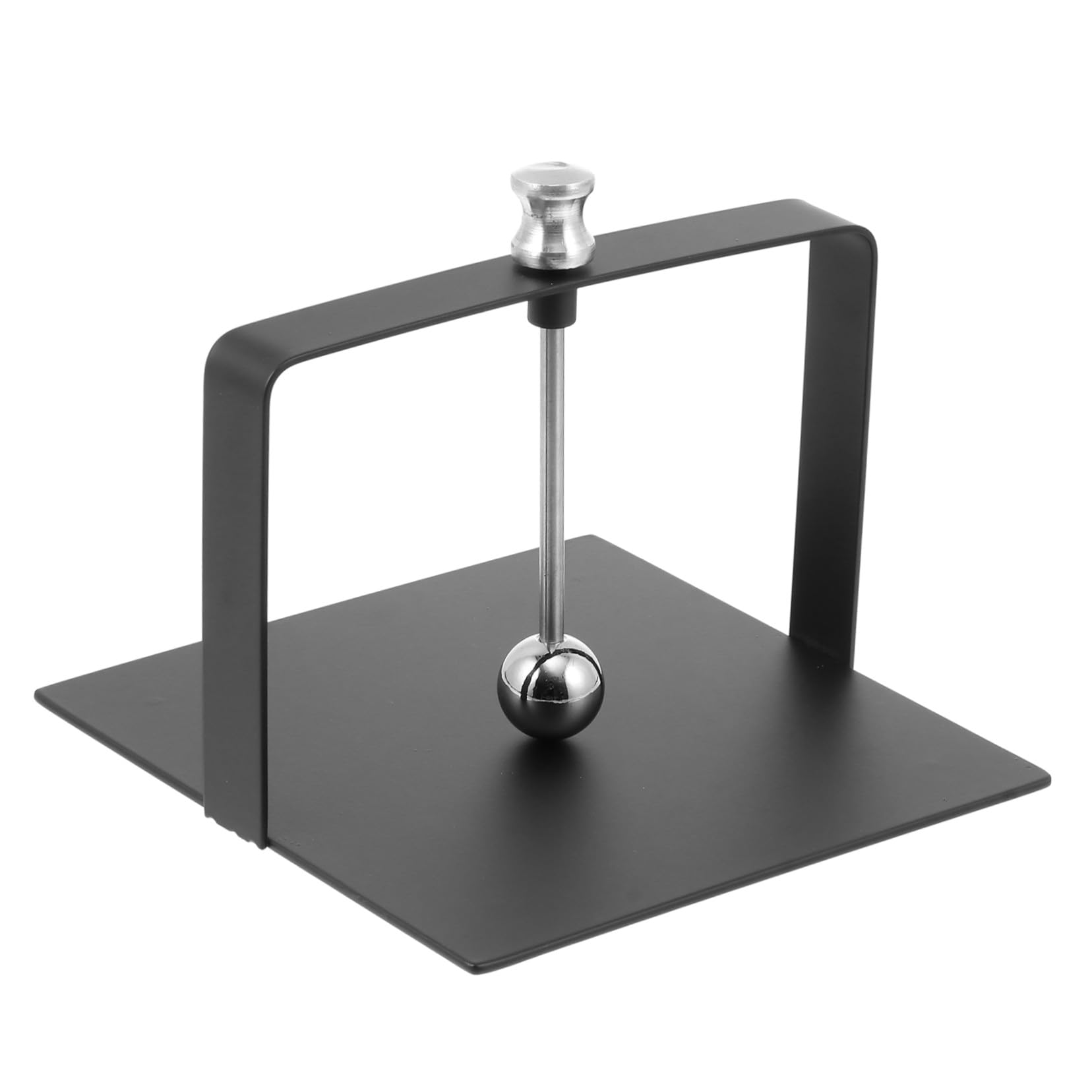 Portatovaglioli da Tavola Verticale in Acciaio Inox Nero Elegante