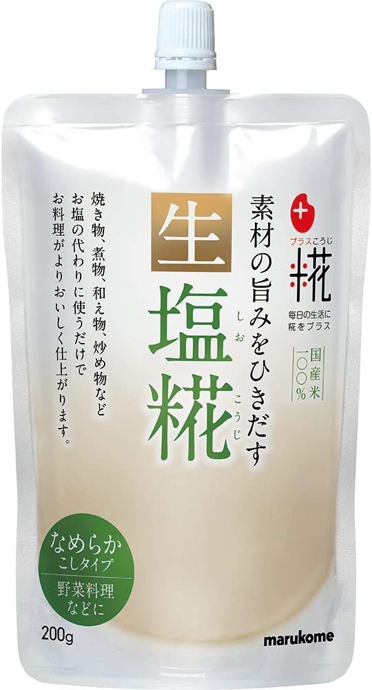 マルコメ プラス糀 生塩糀 こしタイプ 200g×3個メイン画像