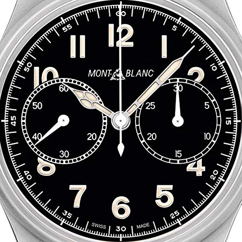 Montblanc 1858 Chronograph Automatic Black Dial Men's Watch 1178362