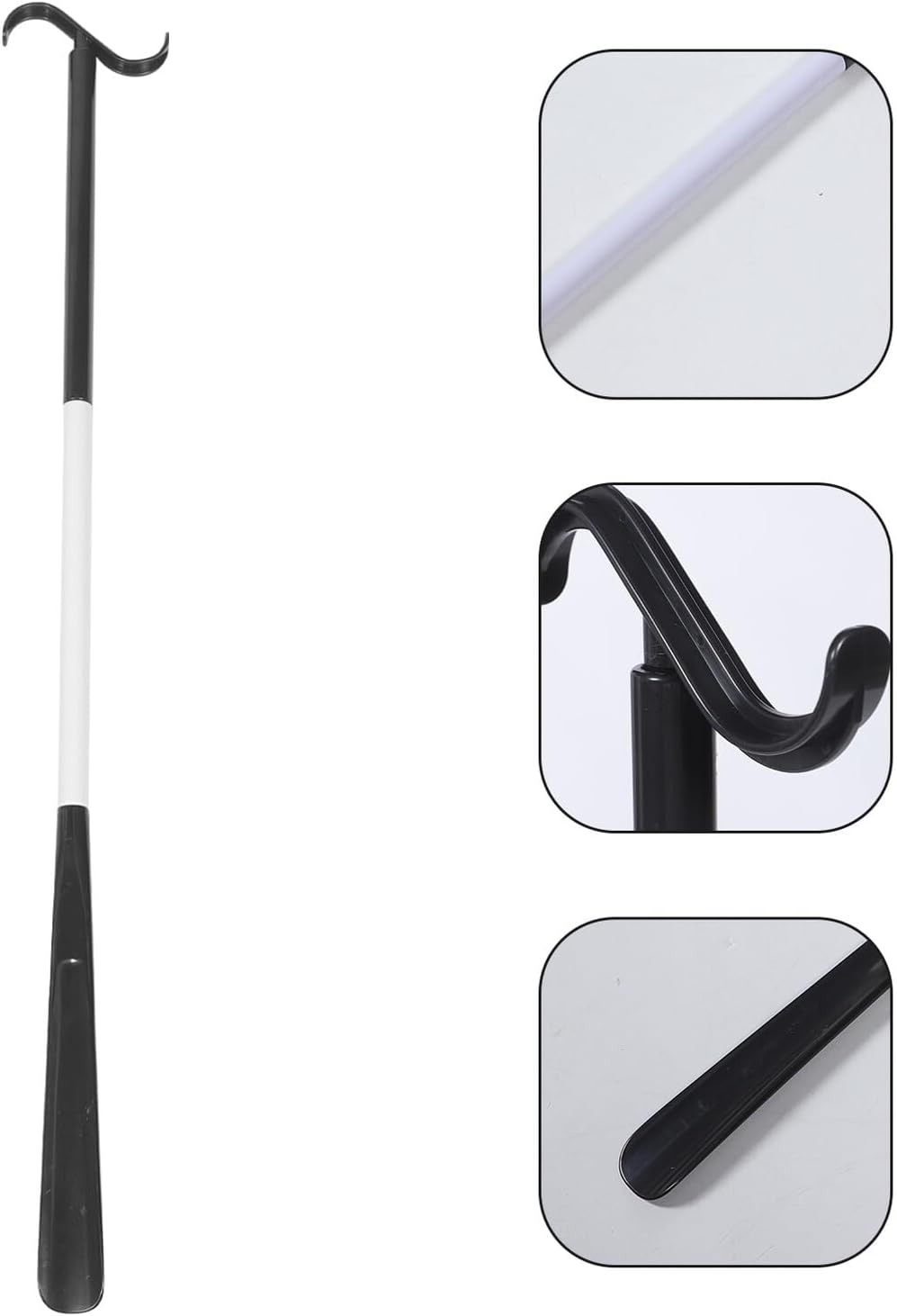 Yardwe Convenient One Dressing Stick and Shoe Lifter for Disabled and Elderly Lightweight Portable Abs Shoe Horn Aid Practical Helper for Easy Wearing and Clothing Assistance