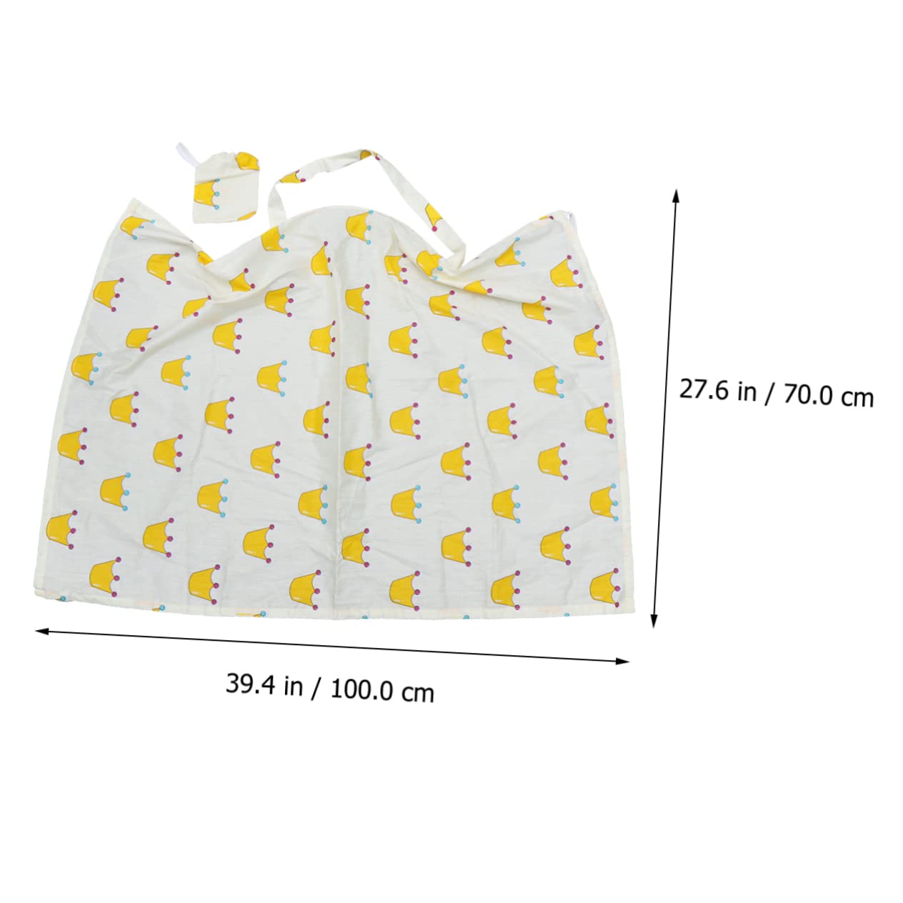 VANZACK 1PC Cotton Lightweight Nursing Scarf for Outdoor Use Breathable Lactation Cape for Mothers for Travel and Nursing Comfort