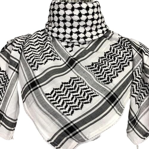 Shemagh Keffiyeh Scarf for Men and Women, Premium Quality, Original Design, Palestine Original, 100% Cotton Iraqi Design3