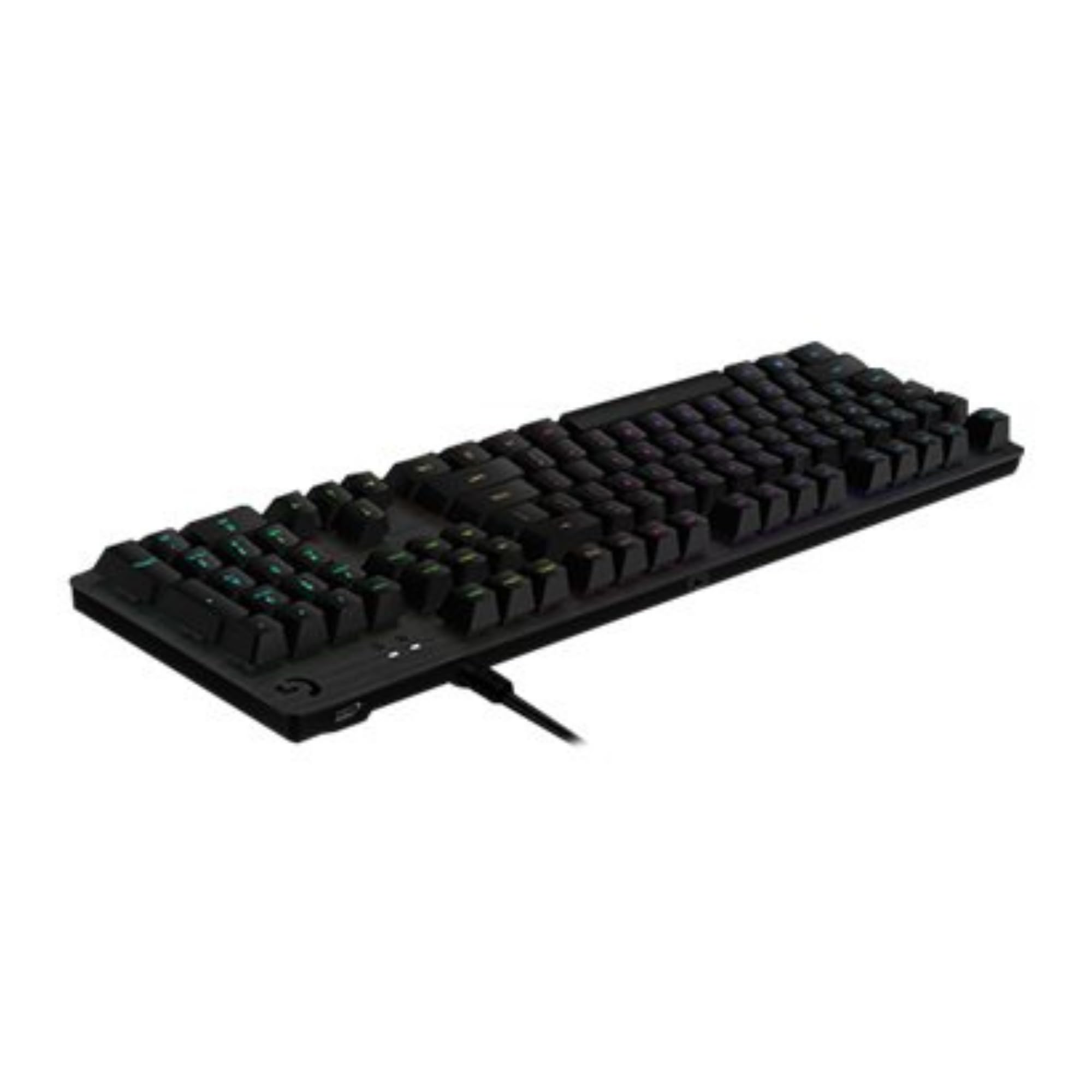 Logitech G512 mechanische Gaming-Tastatur, GX-Blue Clicky Switches, LIGHTSYNC RGB, Aluminium-Gehäuse, AZERTY-Layout, Schwarz