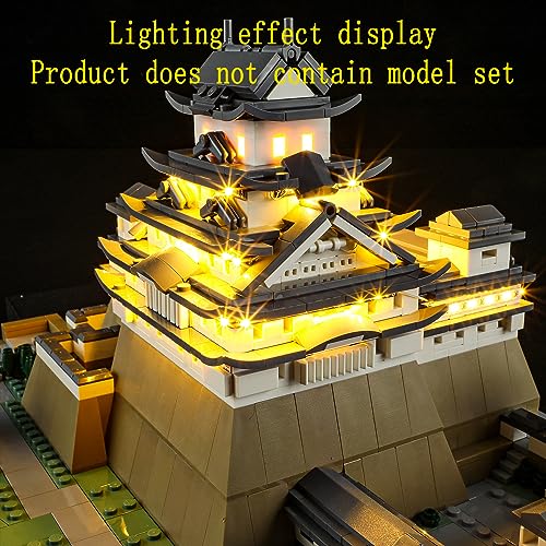 Image of GEAMENT LED Light Kit Compatible with Lego Himeji Castle - Lighting Set for Architecture 21060 (Model Set Not Included)