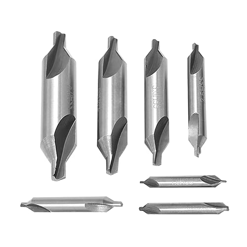 Miniatura 1 de Juego de brocas centrales M2 HSS Centrado Starter Broca 60 grados Avellanador Herramientas para torno Metalworking