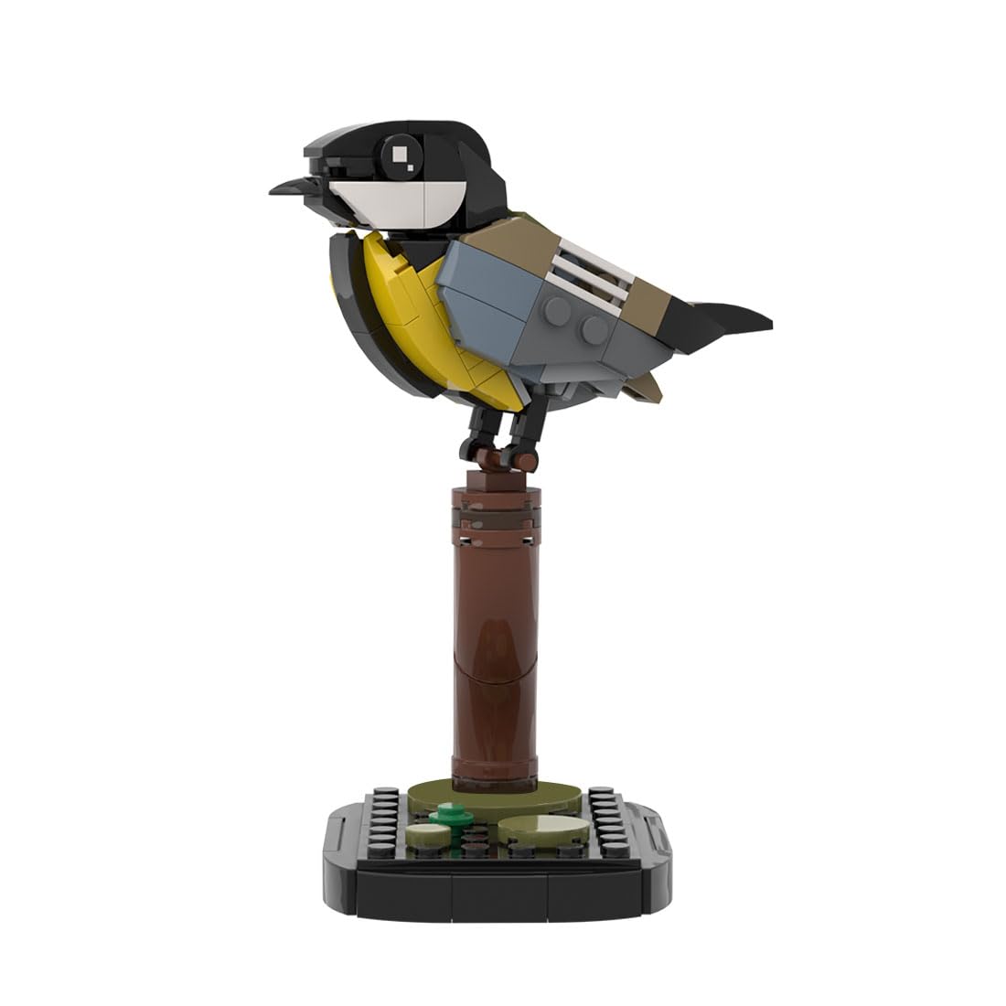 Lunaro Tit Building Blocks Set, Adorable Birds Model Kits, Compatible with Major Brands, Educational STEM Kit for Teens 16 for Bird Lovers & Beginners (162 PCS)
