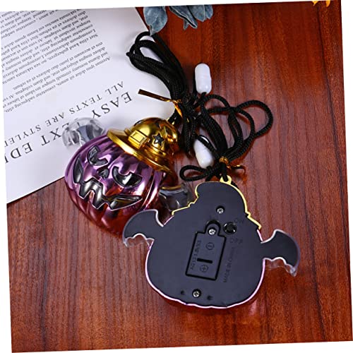 Aboofan 6 Pcs Toys For Tots Gifts Charm Necklace Jewel Ornaments Halloween Light Up Pendant Halloween Party Necklace Led Pumpkin Necklace Accessories Pumpkin Pendent Halloween Necklace Toy #TOP6
