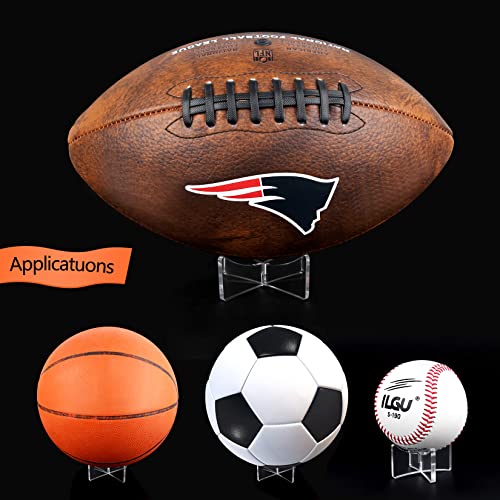 Image of Acrylic Display Rack for Baseball,Softball,Basketball,Football,Volleyball (1.97x1.1 inch and 3.54x1.3 inch)