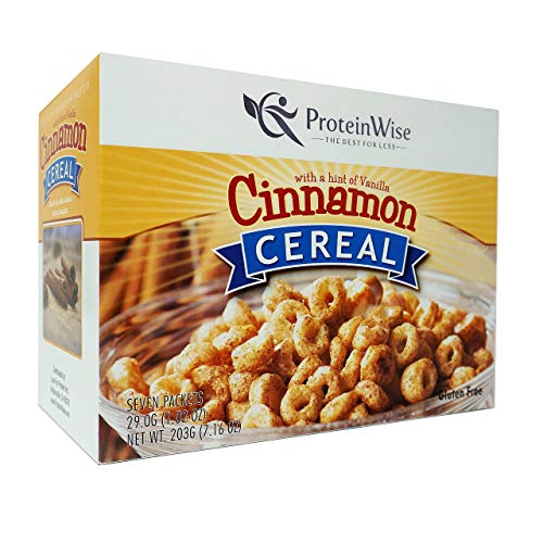 Proteinwise Cinnamon Vanilla Cereal, High Protein, Healthy C...
