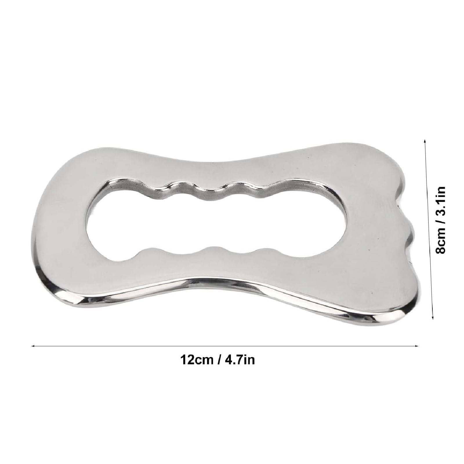 Junta Gua Sha Tabla Guasha de acero inoxidable para masaje corporal Guasha con bolsa, herramienta de masaje SPA para aliviar el dolor de fatiga, reducir las arrugas y la hinchazón Herramientas Gua Sha