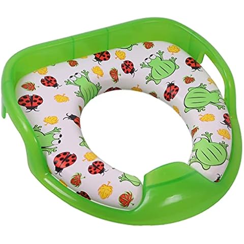 Asiento Reductor Acolchado con Asas para WC MundiBebé Ranas Cover