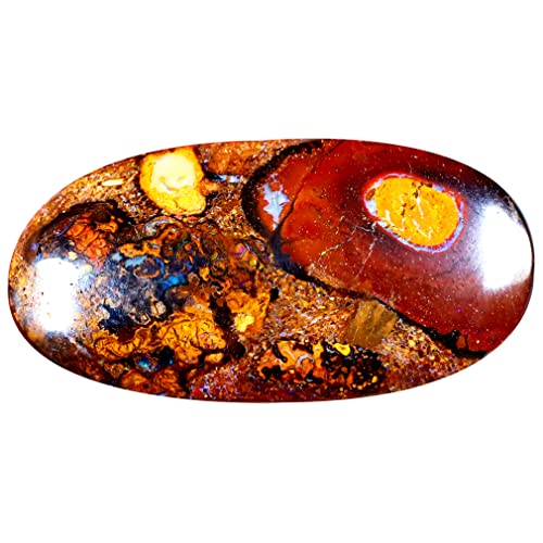 Opale Boulder d'Australie koroit naturelle de 23.51 ct pour joaillerie haut de gamme unique