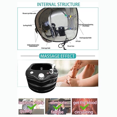 Spa de pies de acrílico con masaje y sistema de calefacción miniatura 2