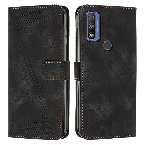 Housse Motorola Moto G Pure noire anti-chute avec fente carte intégrée