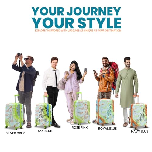 Image of AMERICAN TRAVELLER THE Upland Trolley Bag | Durable Hard Shell | Light Weight, Expandable Travel Suitcase, Durable Hard Shell, TSA-Type Lock, Spinner, Anti-Theft Zippers