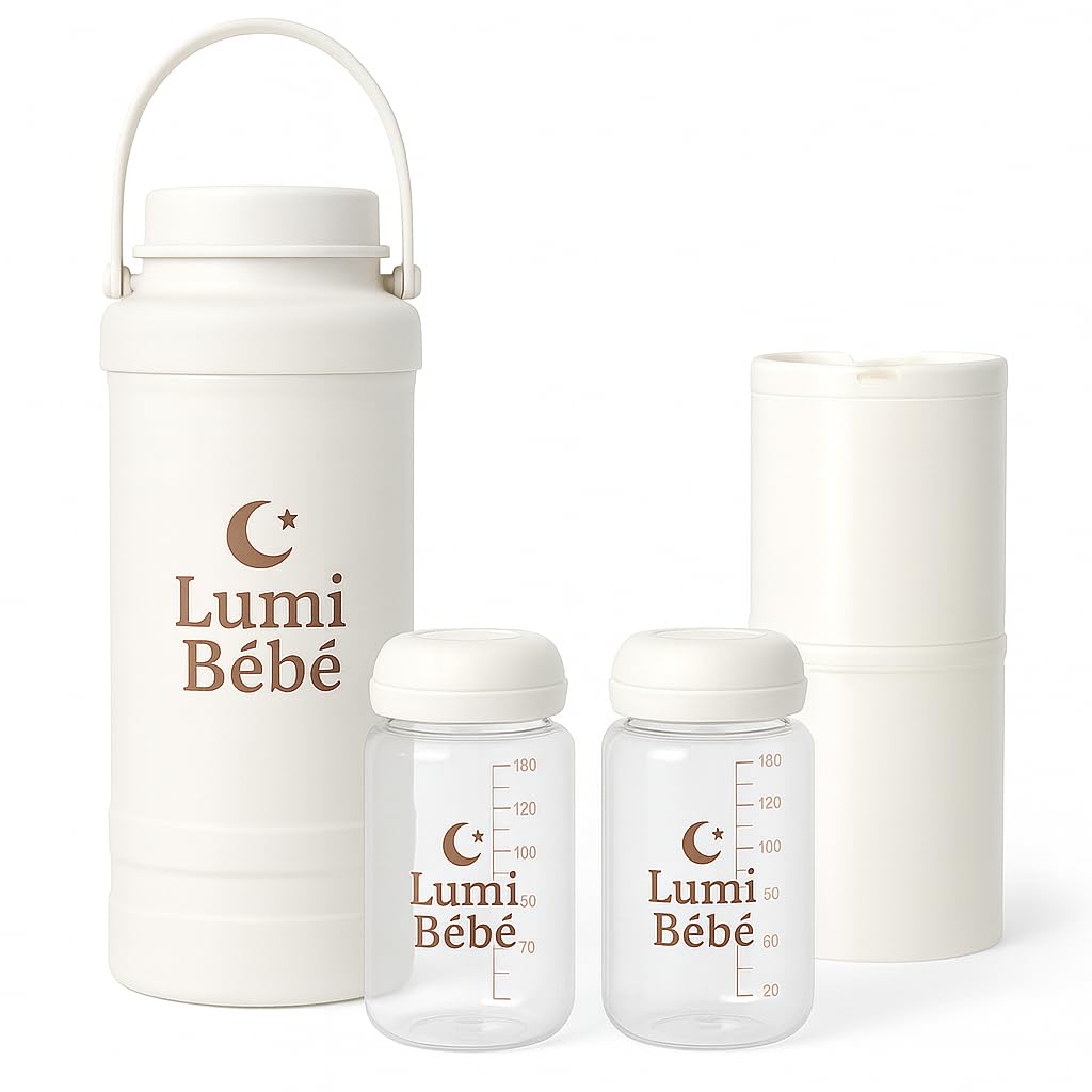 Glacière pour Lait Maternel | Sac Isotherme Portable pour Biberons – Compact, Étanche et Élégant