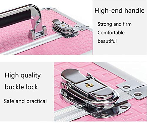 BYCDD Trolley Kosmetikkoffer Schminkkoffer, Multikoffer Etagenkoffer mit 360° Rollen Abnehmbar Make-up Koffer Taschen… – Bild 6