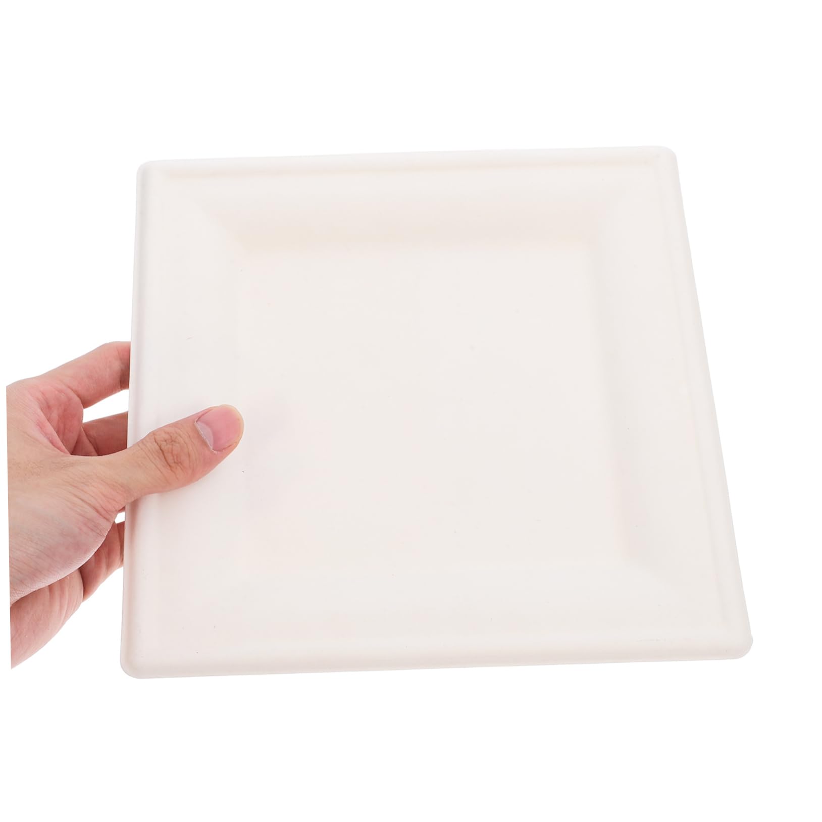 50 Pezzi Piatti Quadrati Usa e Getta Resistenti e Spessi per Feste Compleanni e Picnic Festa Elegante per e Buffet