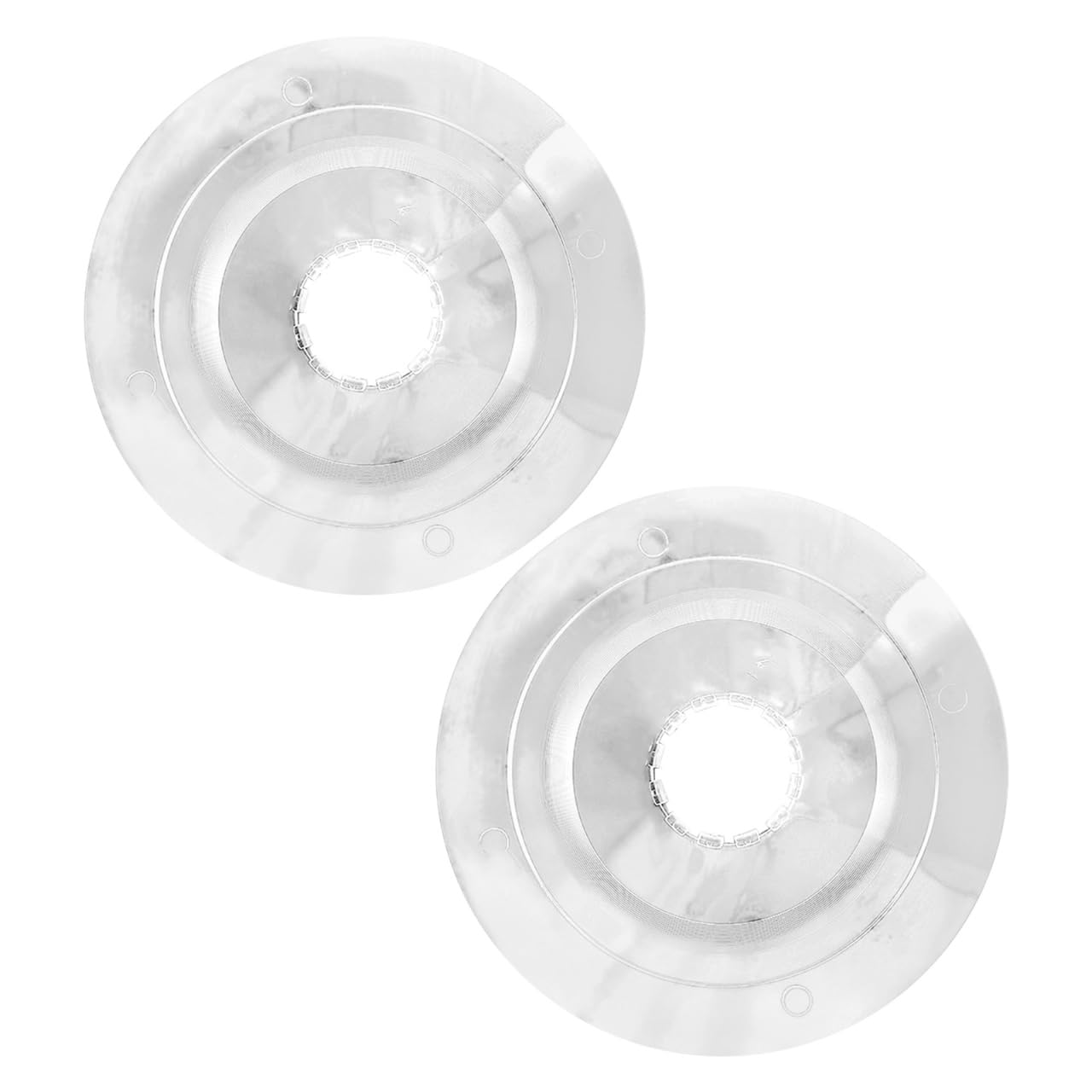 Abaodam 2Pcs Transparent Bike Spokes Protector Durable Rear Hub Guard Cover for Bicycle Flywheel Easy to Install High Grade Material for Use