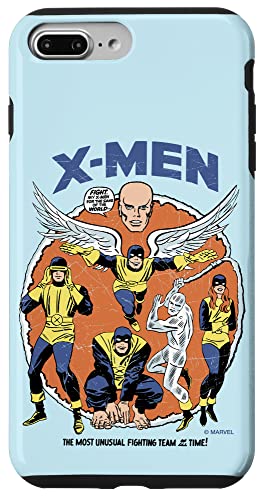Installazione facile Fumetto retrò Marvel The Original X-Men Mutants Custodia per iPhone 7 Plus/8 Plus