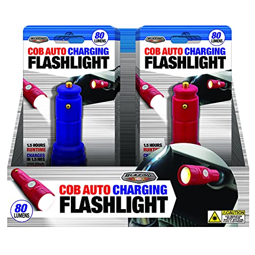 Shawshank LEDz 80 lumens Blue/Red LED Rechargeable Flashlight